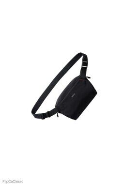 Lightweight Crossbody Sling Mini Bag, Recycled Nylon, Black